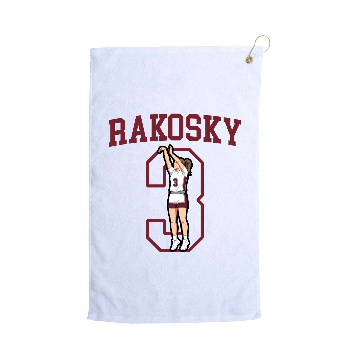 Golf Towel — Shirsey in White