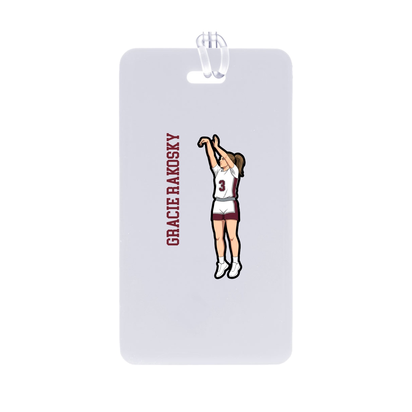 Bag Tag — Name Vertical in Classic