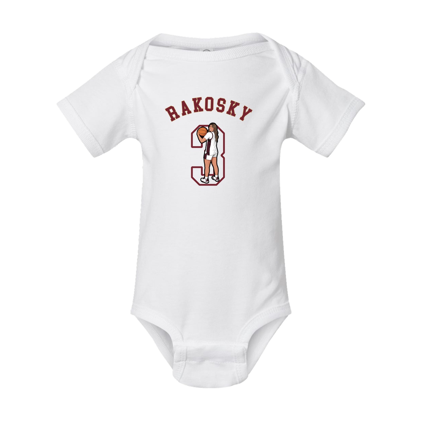Baby Onesie — Shirsey Arch in White