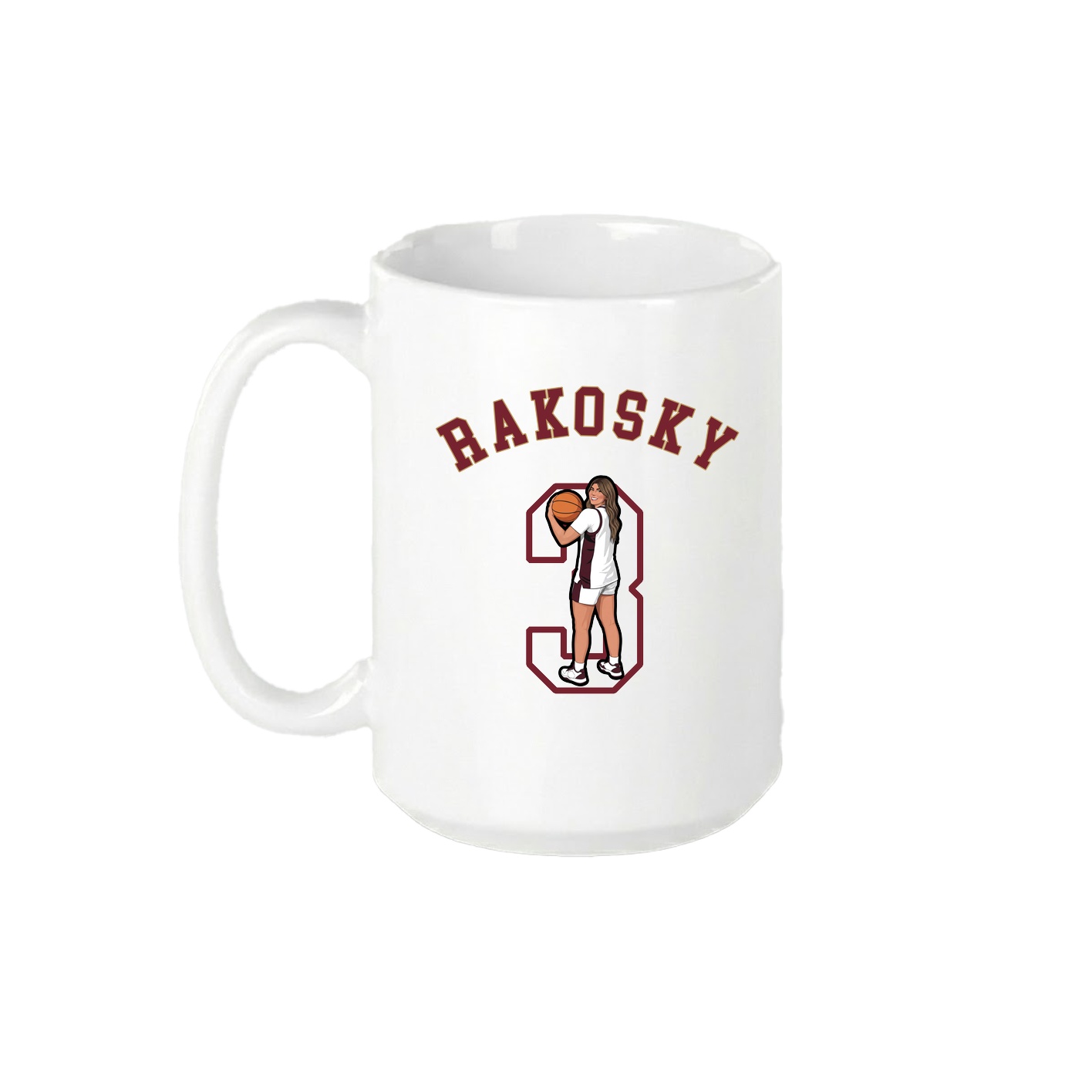 15oz Coffee Mug — Shirsey Arch in White