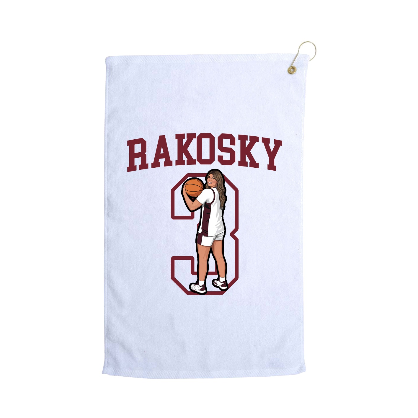 Golf Towel — Shirsey in White