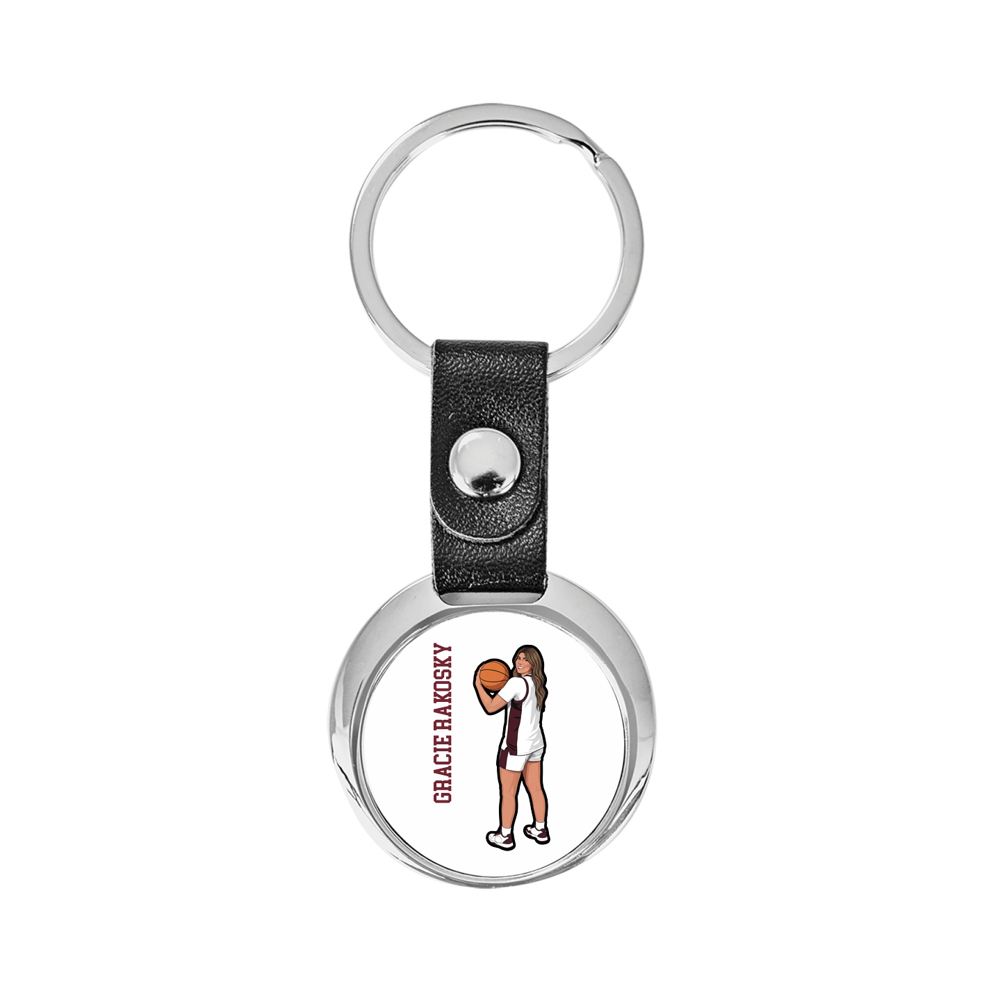 Key Chain — Name Vertical in Classic