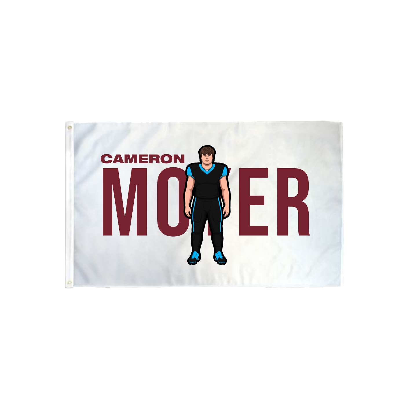3x5 Flag — Player Name in Classic