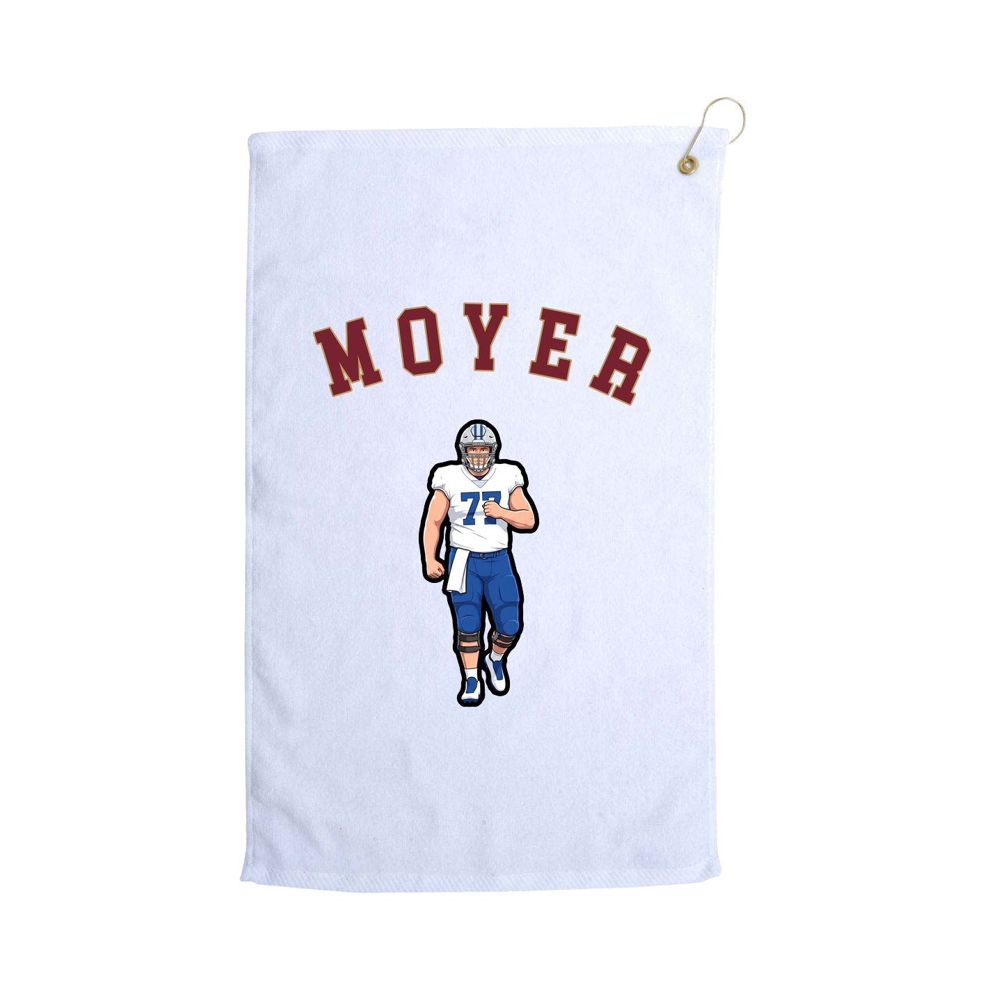 Golf Towel — Shirsey Arch in White