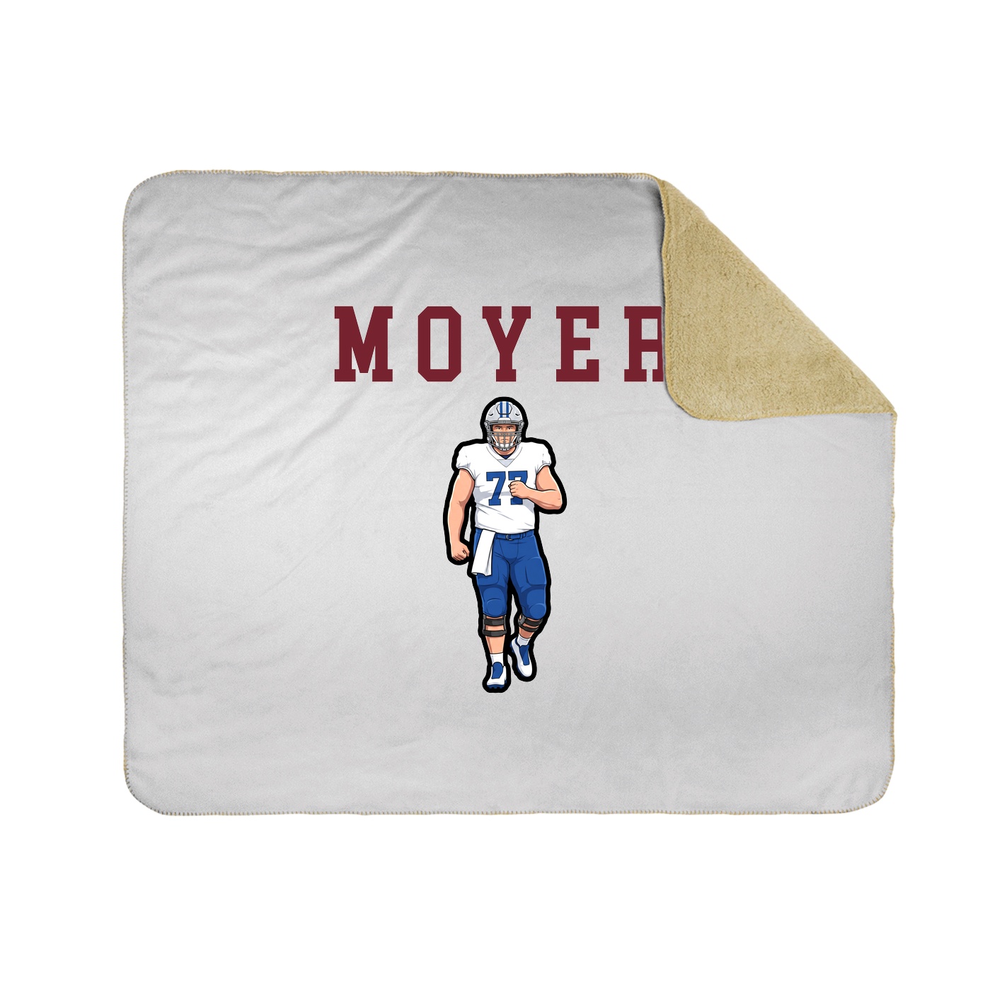Throw Blanket — Shirsey in White