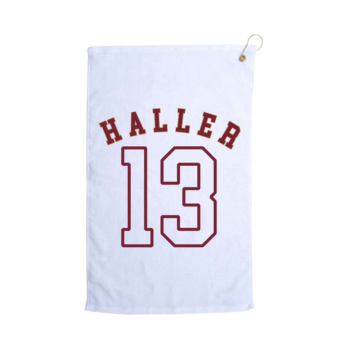 Golf Towel — Shirsey Arch in White