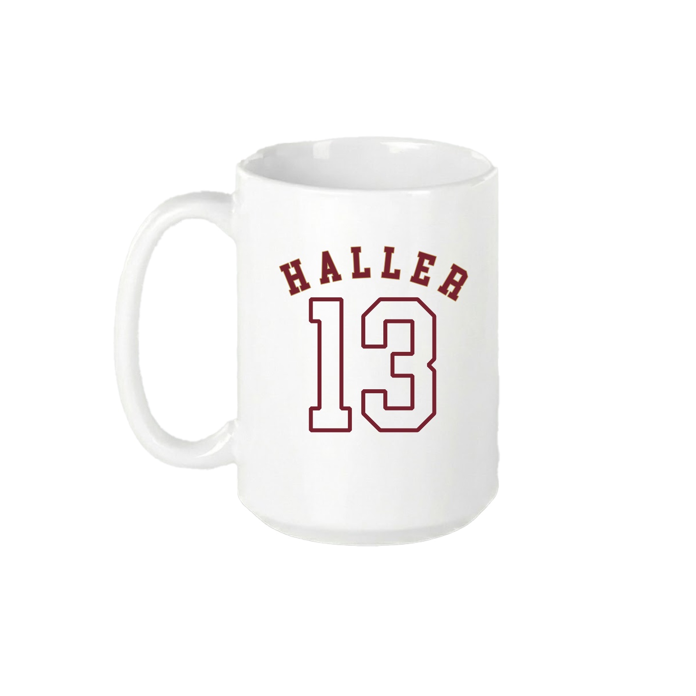 15oz Coffee Mug — Shirsey Arch in White