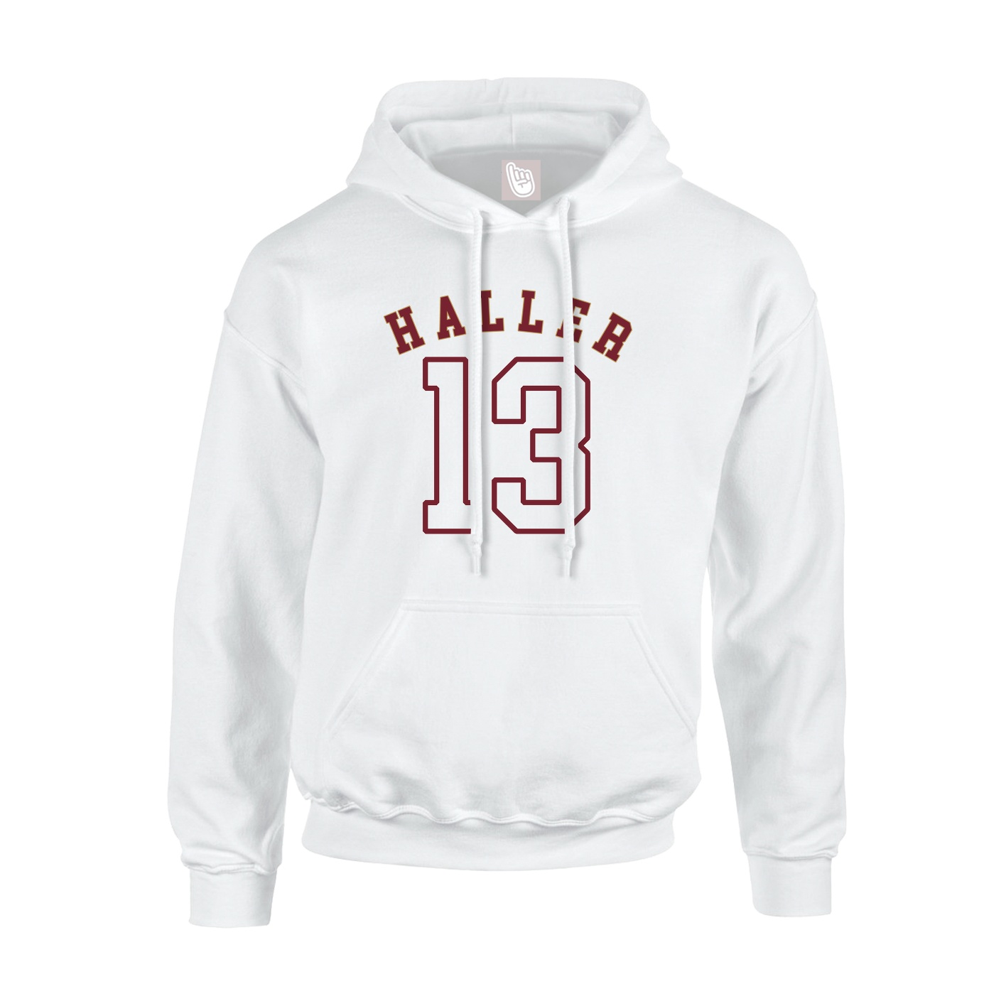 Youth Hoodie — Shirsey Arch in White