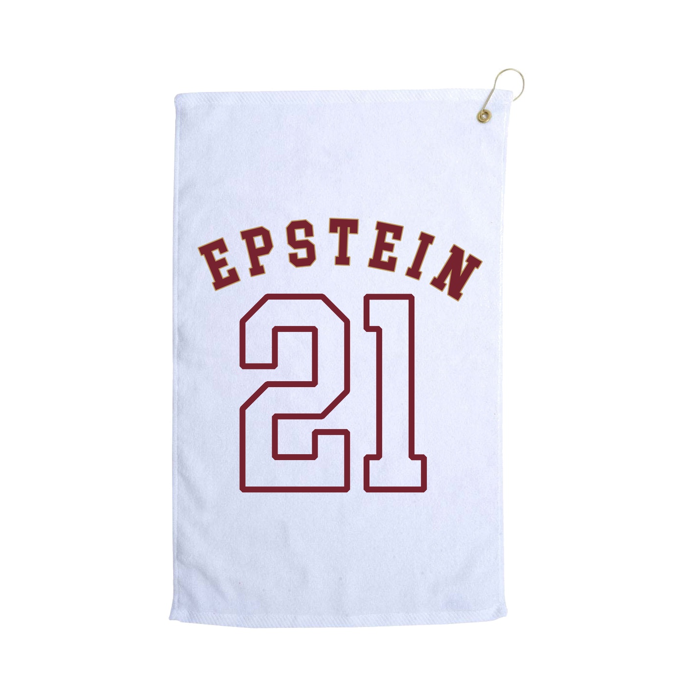 Golf Towel — Shirsey Arch in White