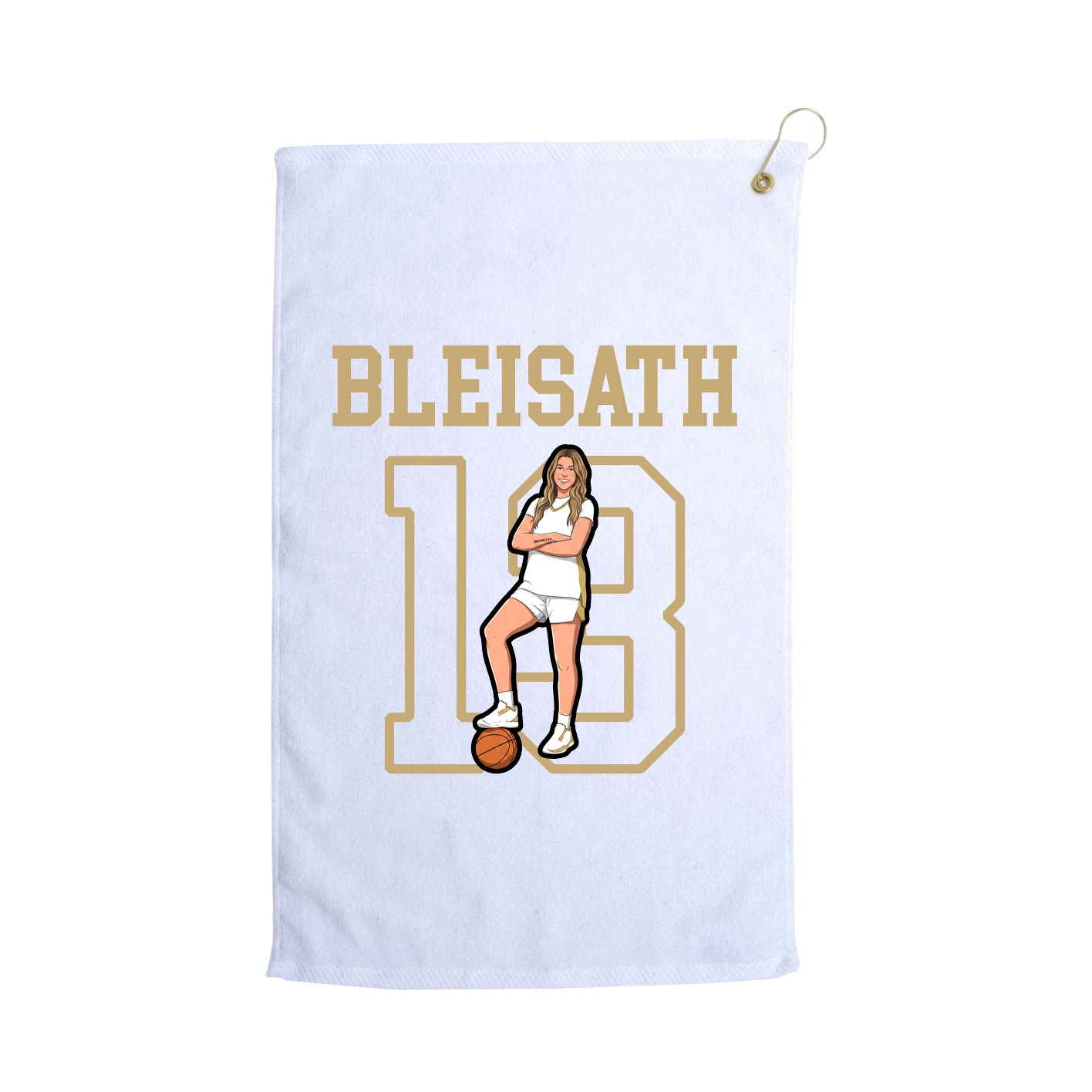 Golf Towel — Shirsey in White