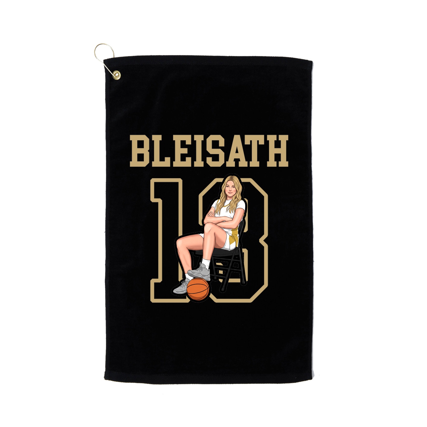 Golf Towel — Shirsey in Black