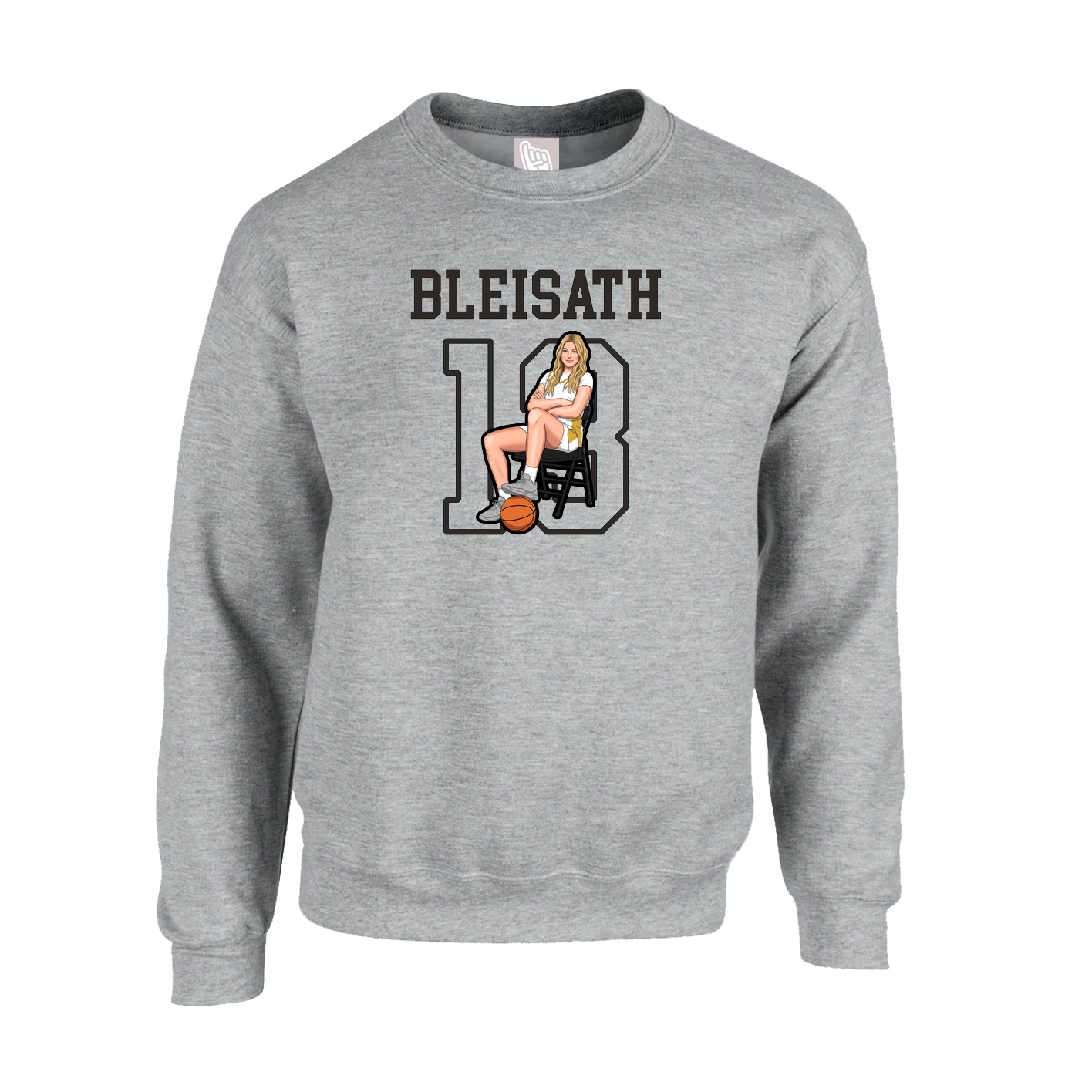 Fleece Crew — Shirsey in Grey
