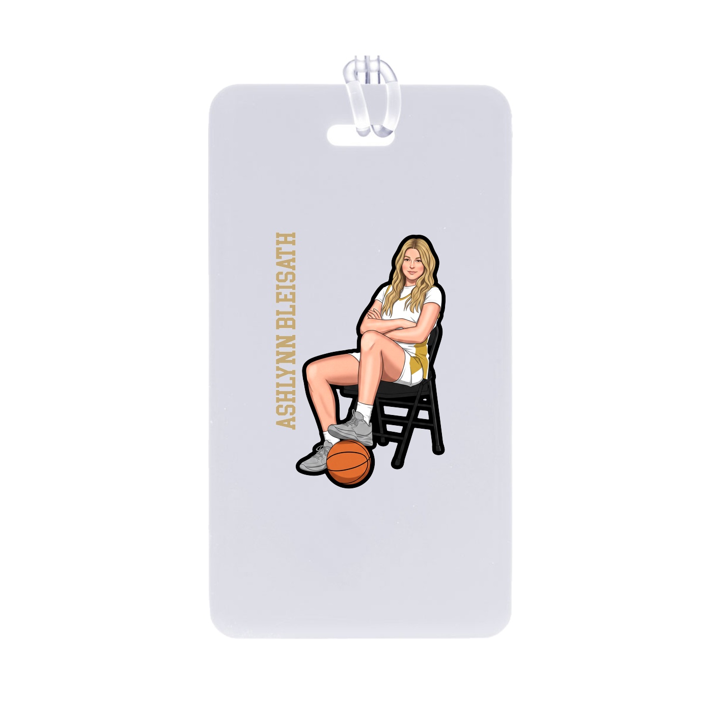Bag Tag — Name Vertical in Classic