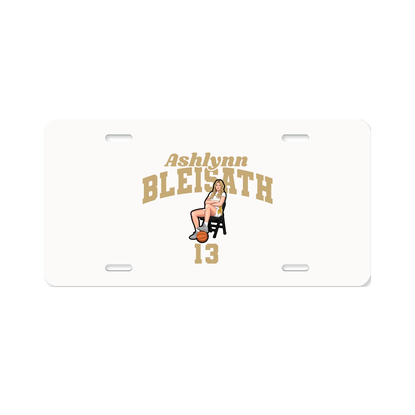 License Plate — Signature Arch in Classic