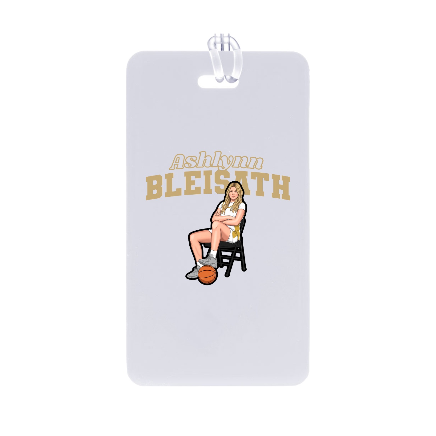 Bag Tag — Name Arch in Classic