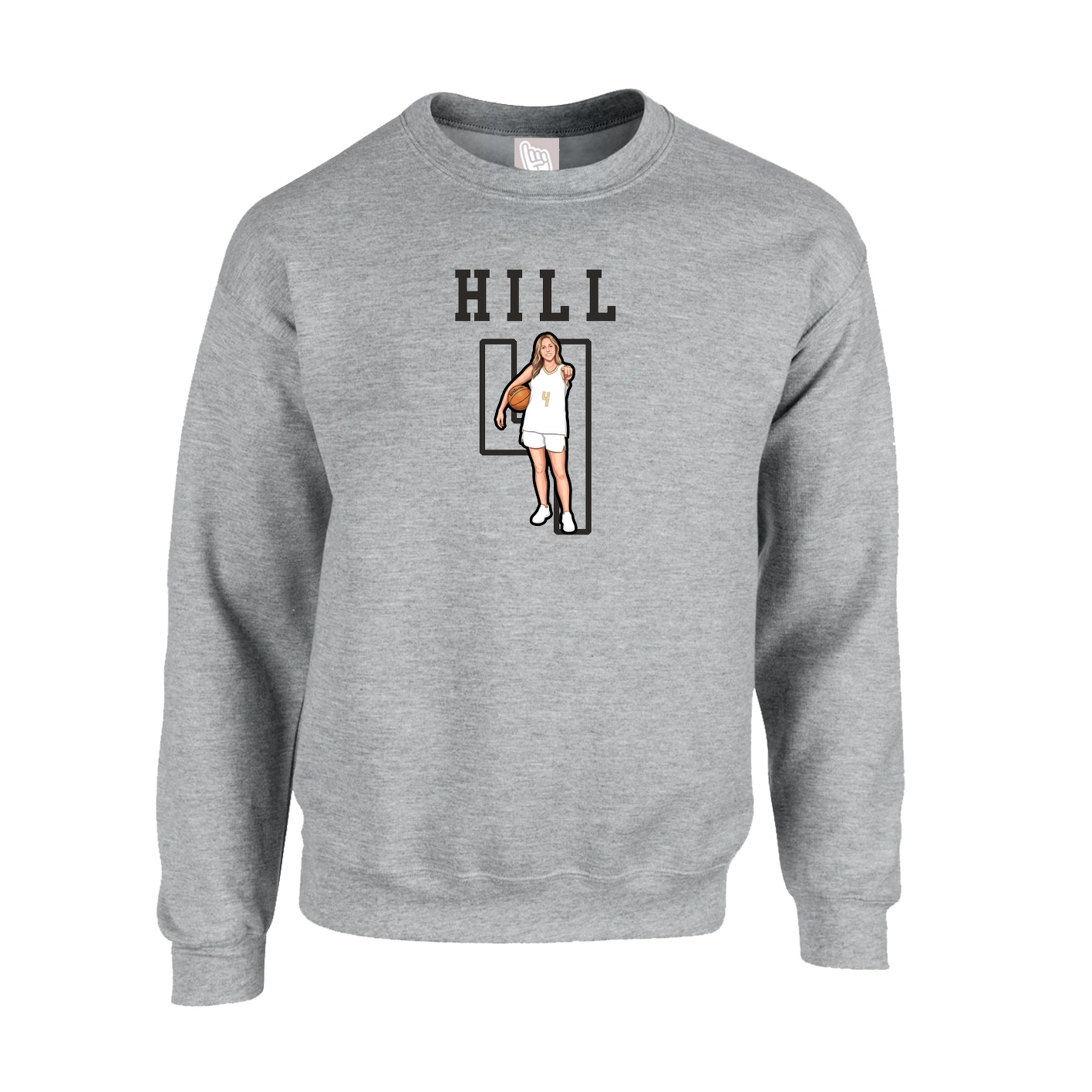 Fleece Crew — Shirsey in Grey