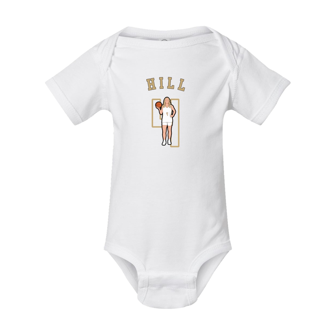 Baby Onesie — Shirsey Arch in White