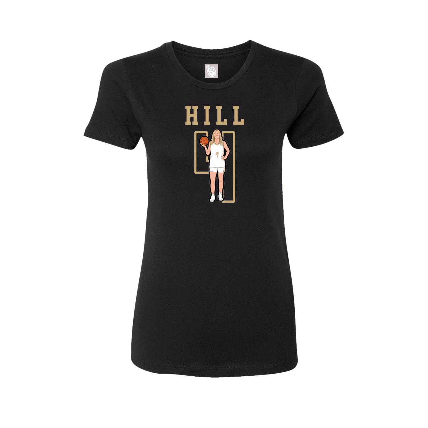 Fitted Women's Tee — Shirsey in Black