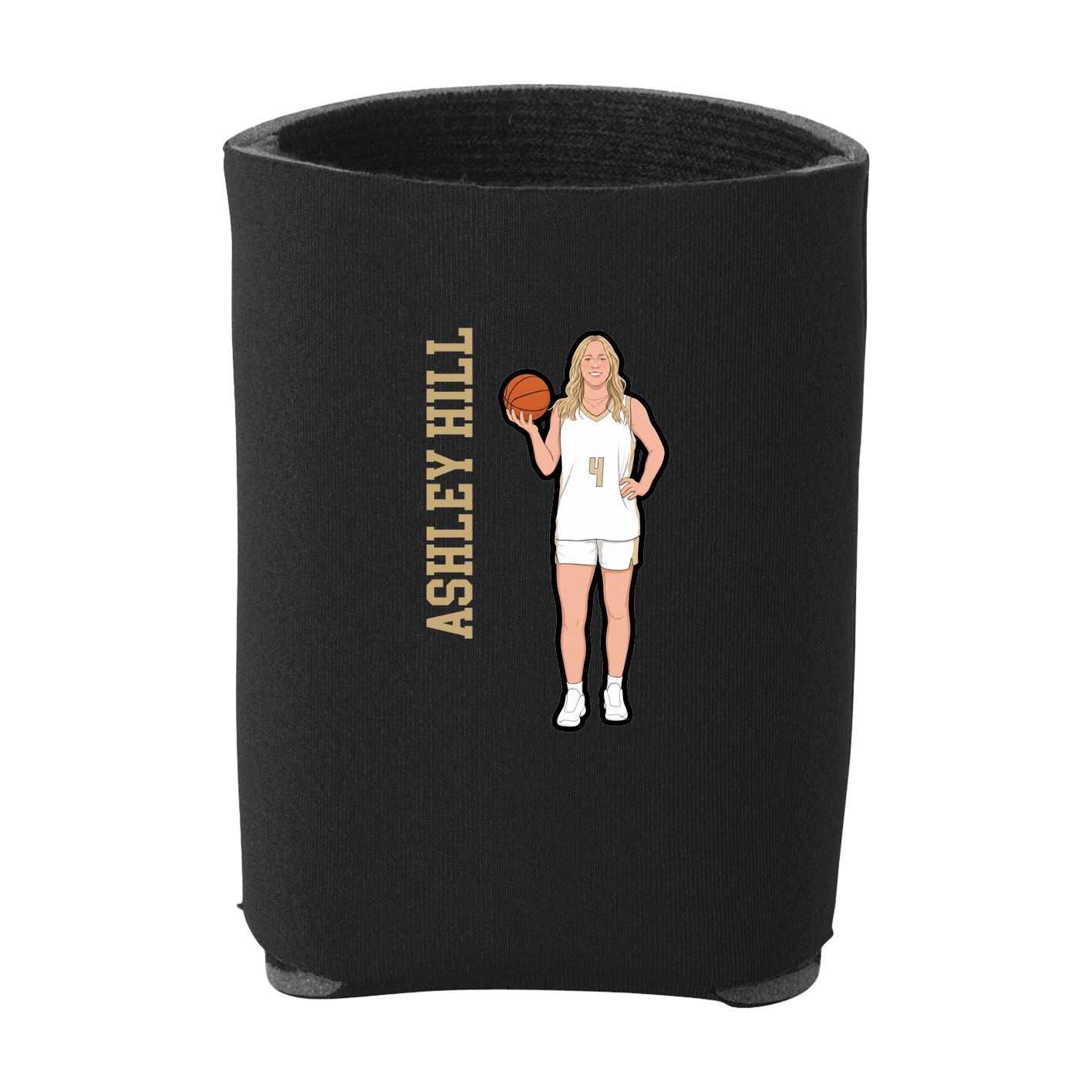 Can Holder — Name Vertical in Black