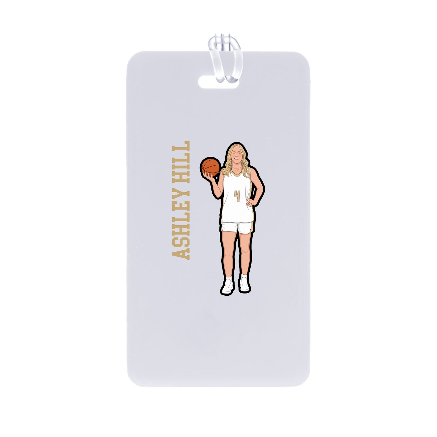 Bag Tag — Name Vertical in Classic