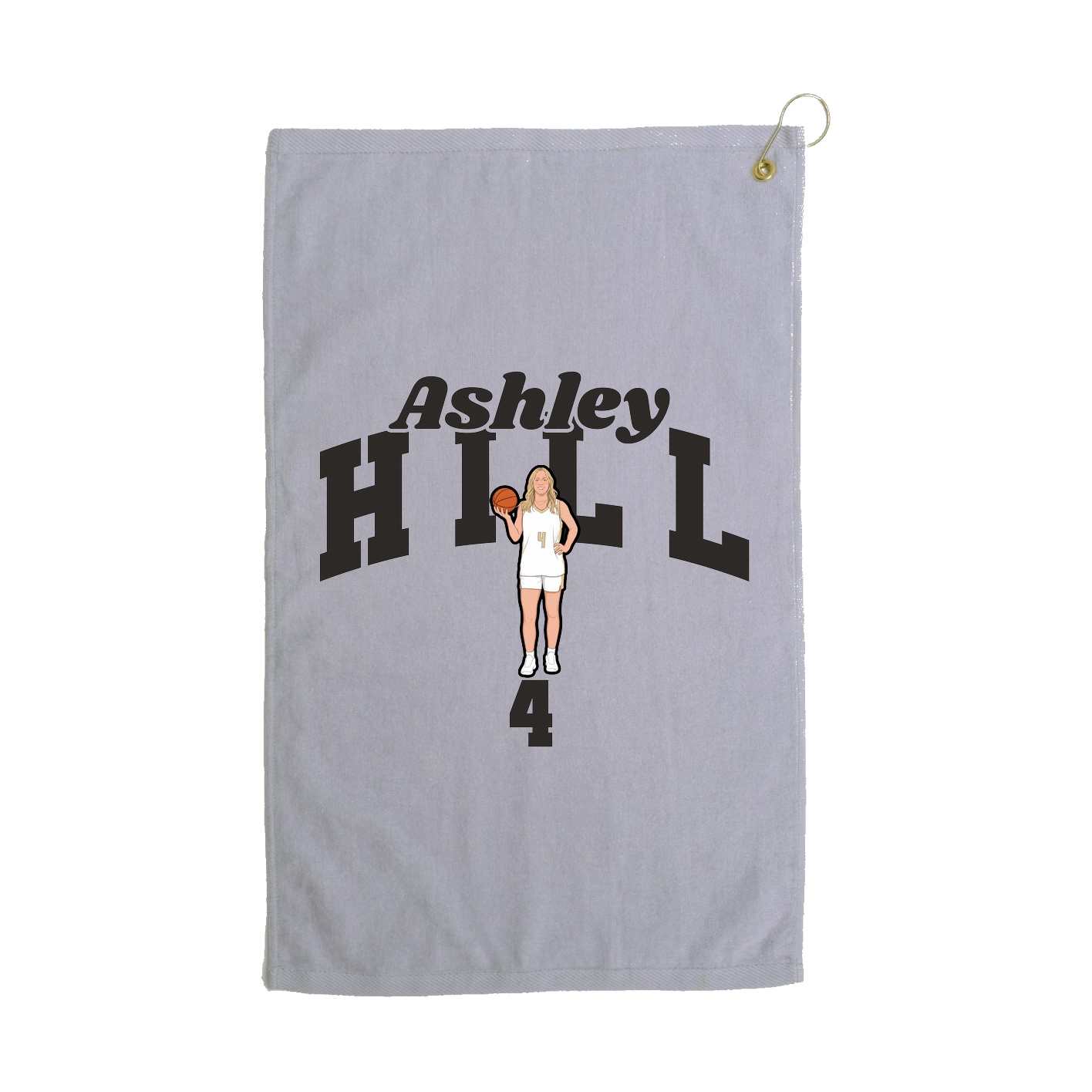 Golf Towel — Signature Arch in Grey