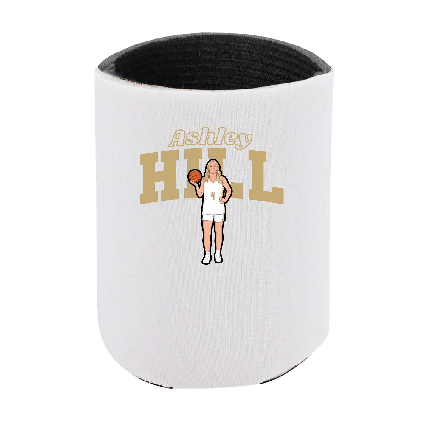Can Holder — Name Arch in White