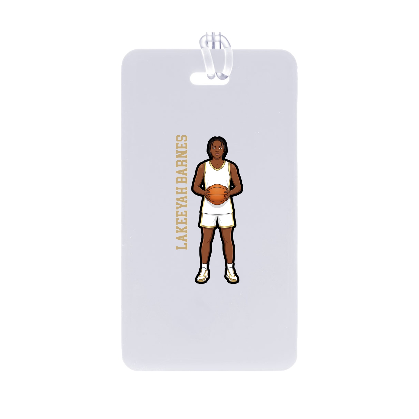 Bag Tag — Name Vertical in Classic