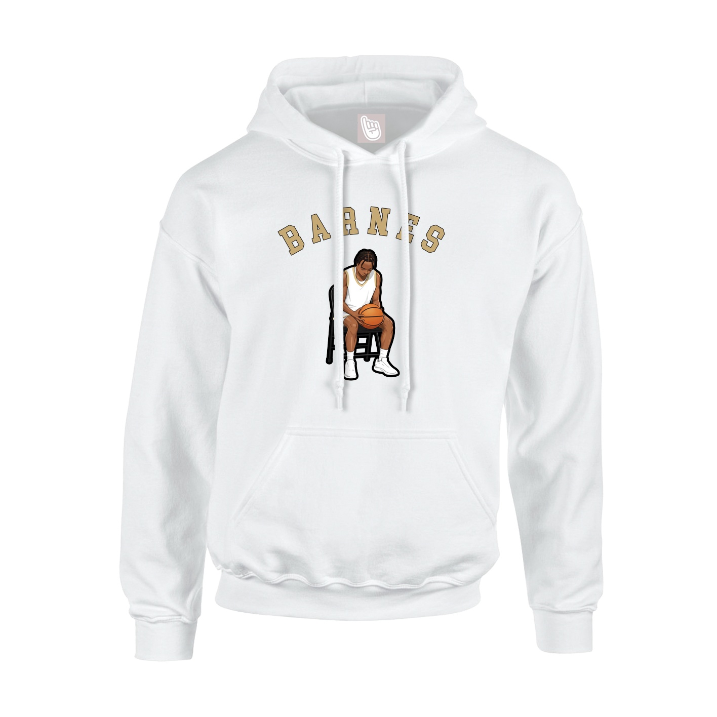 Hoodie — Shirsey Arch in White