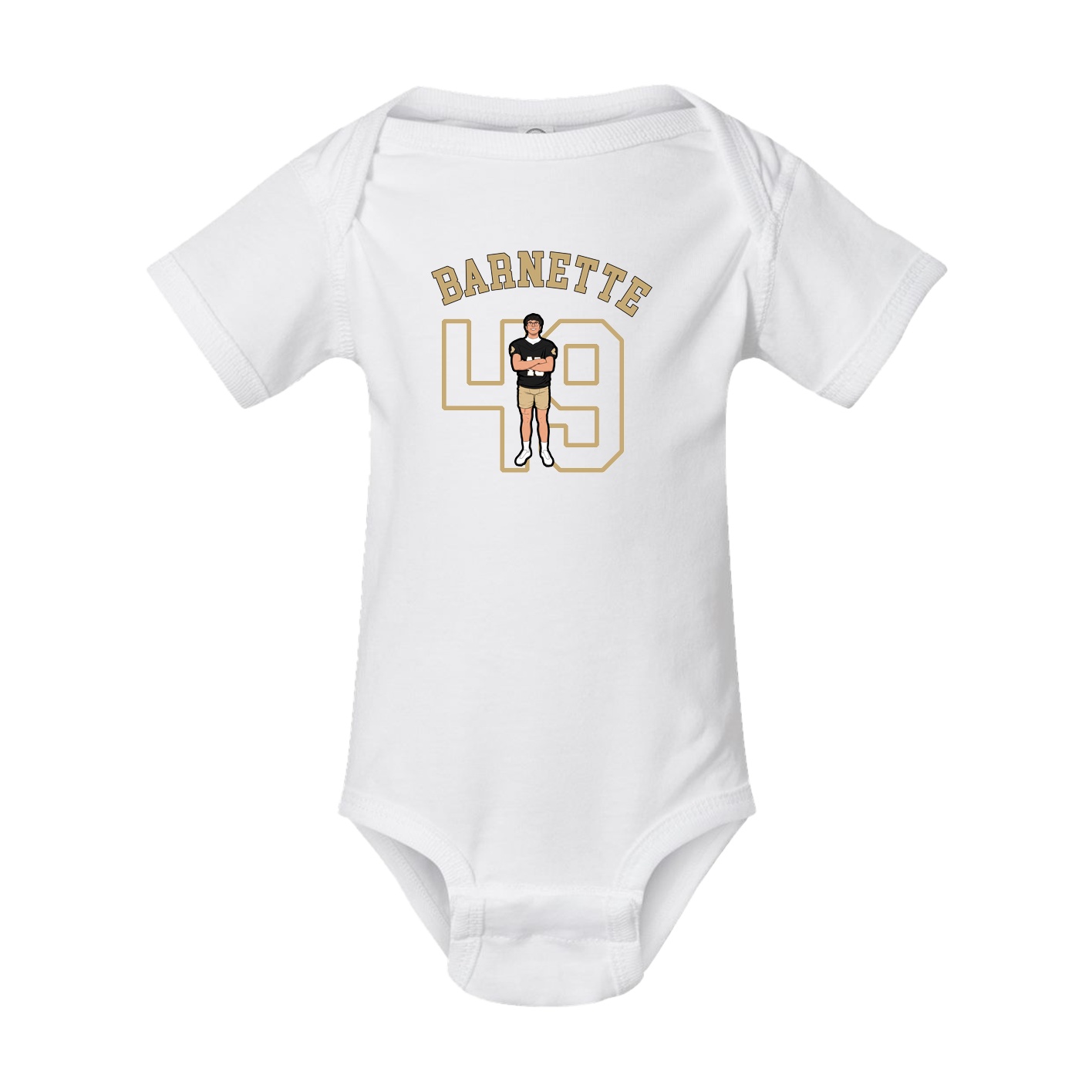 Baby Onesie — Shirsey Arch in White