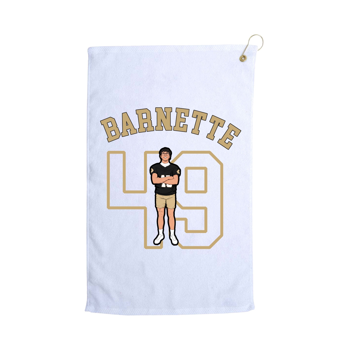 Golf Towel — Shirsey Arch in White