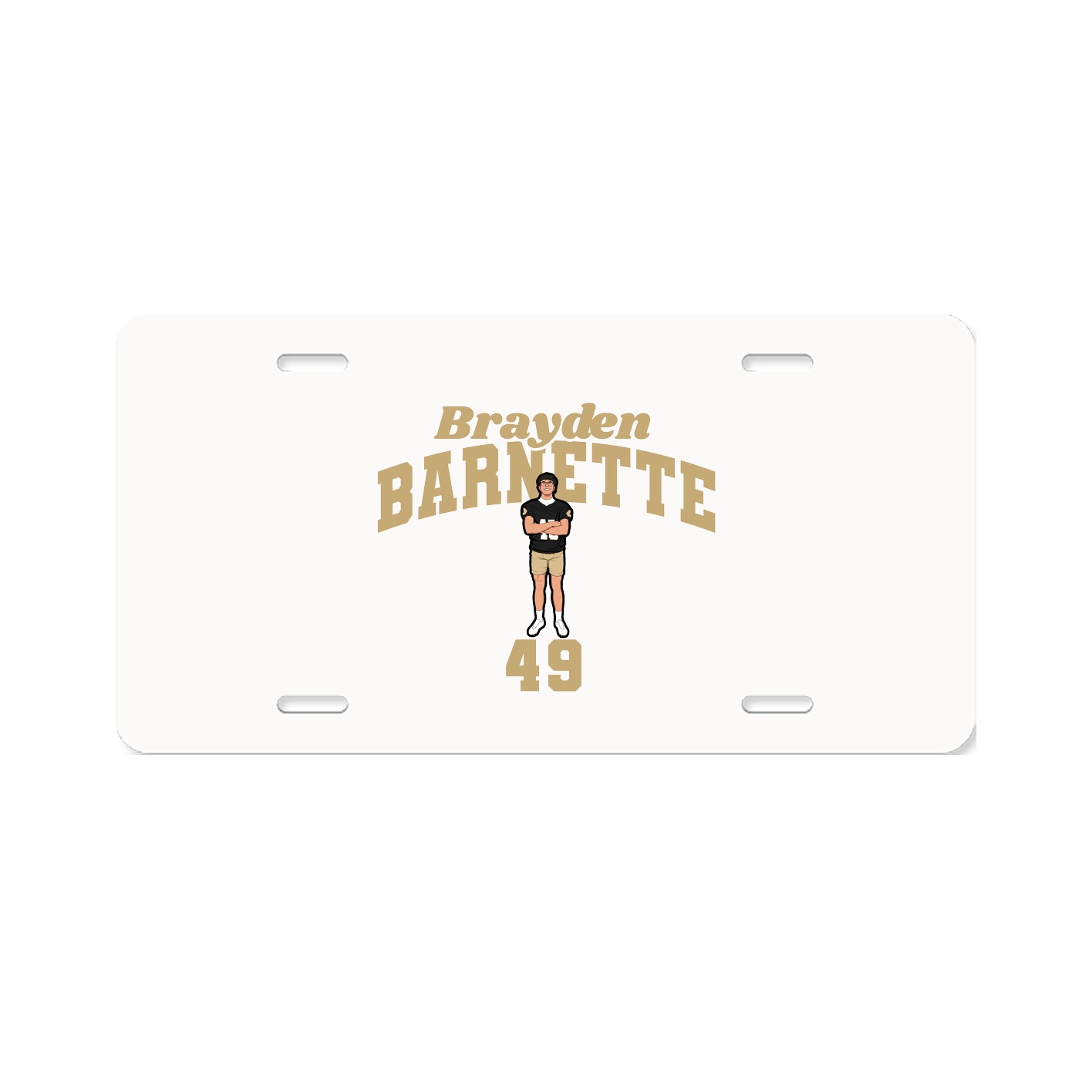 License Plate — Signature Arch in Classic