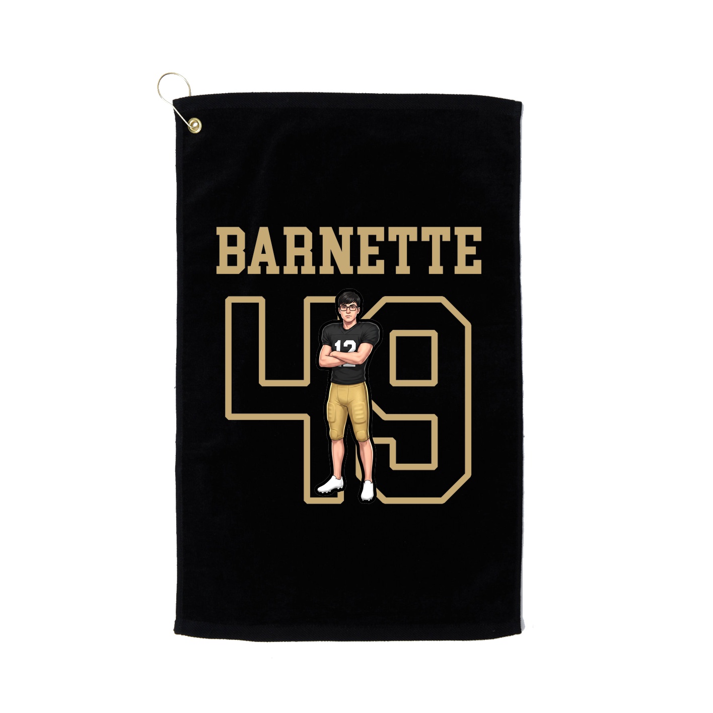 Golf Towel — Shirsey in Black