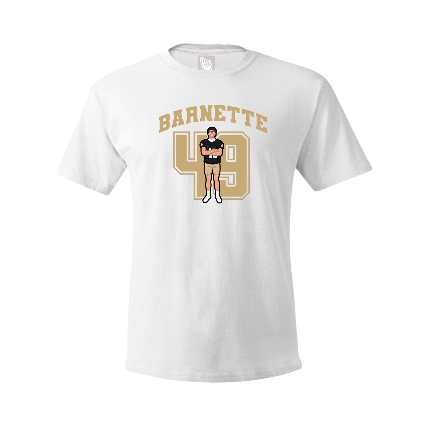 Tee — Number in White