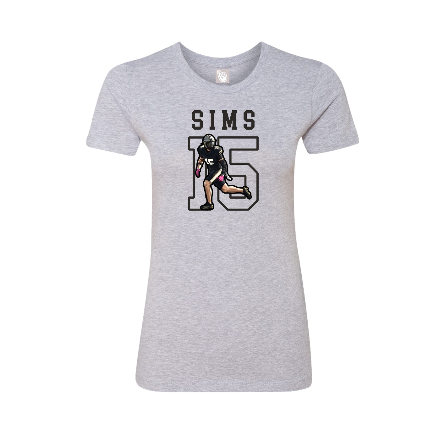 Fitted Women's Tee — Shirsey in Grey