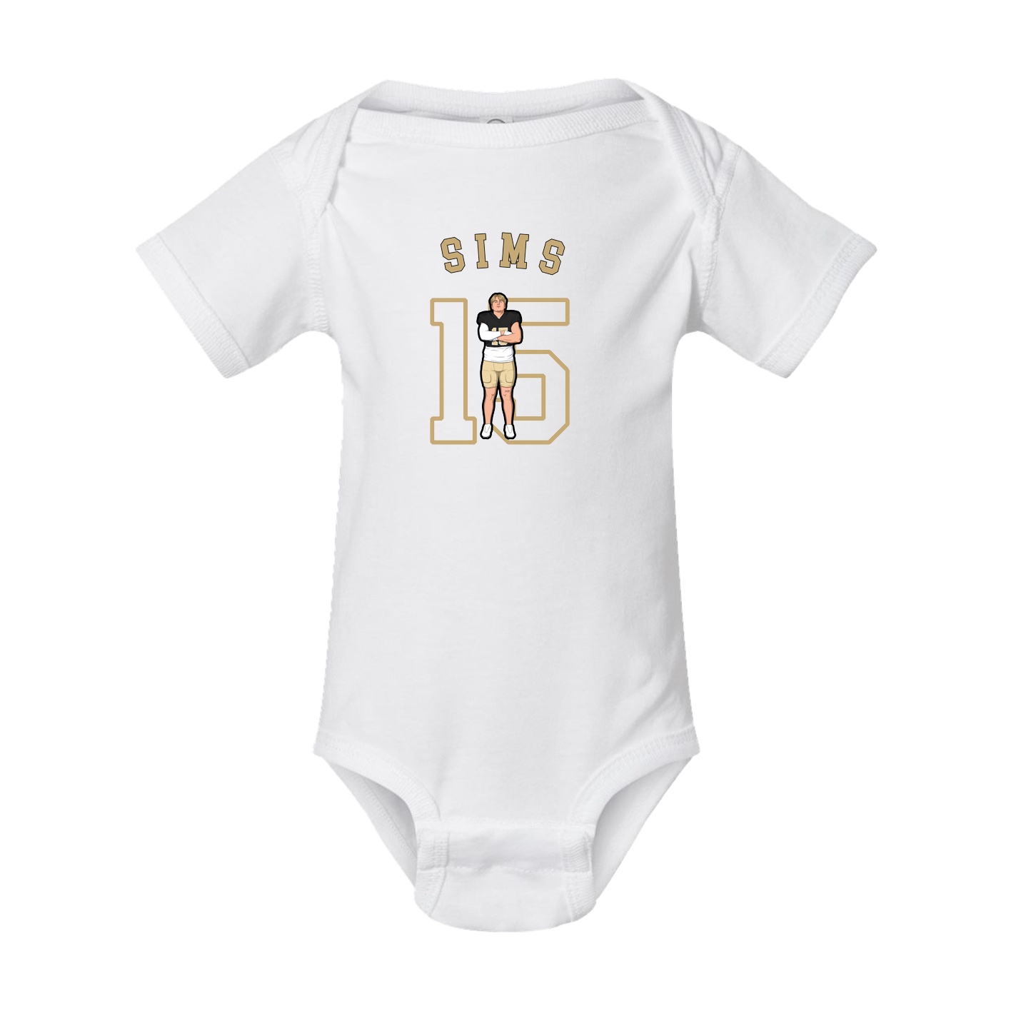 Baby Onesie — Shirsey Arch in White