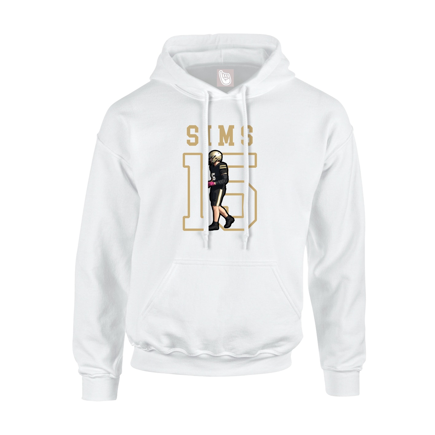 Youth Hoodie — Shirsey in White