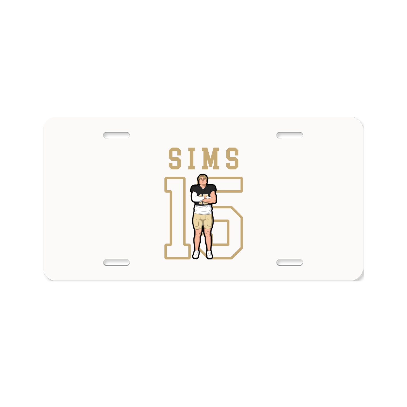 License Plate — Shirsey in Classic