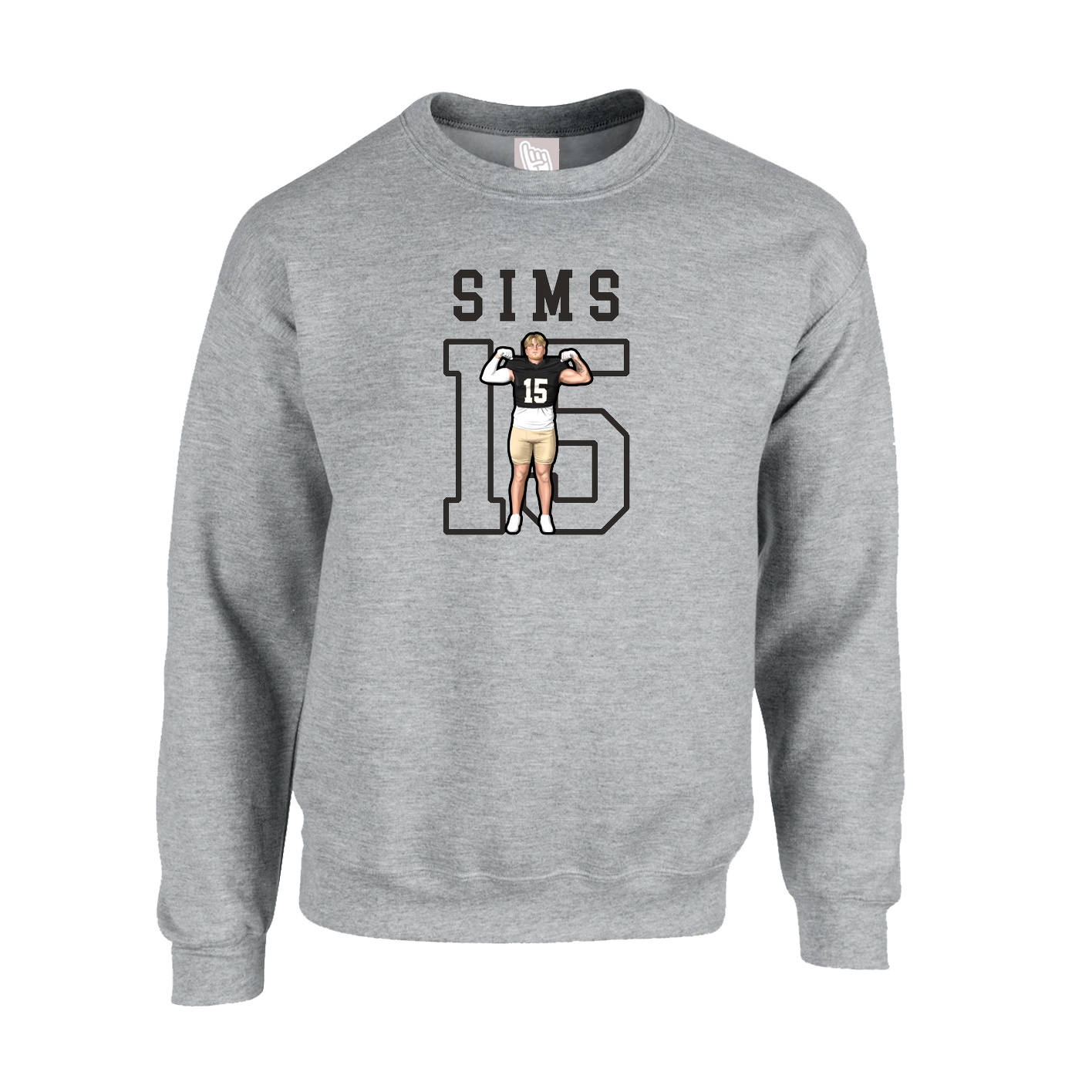 Fleece Crew — Shirsey in Grey