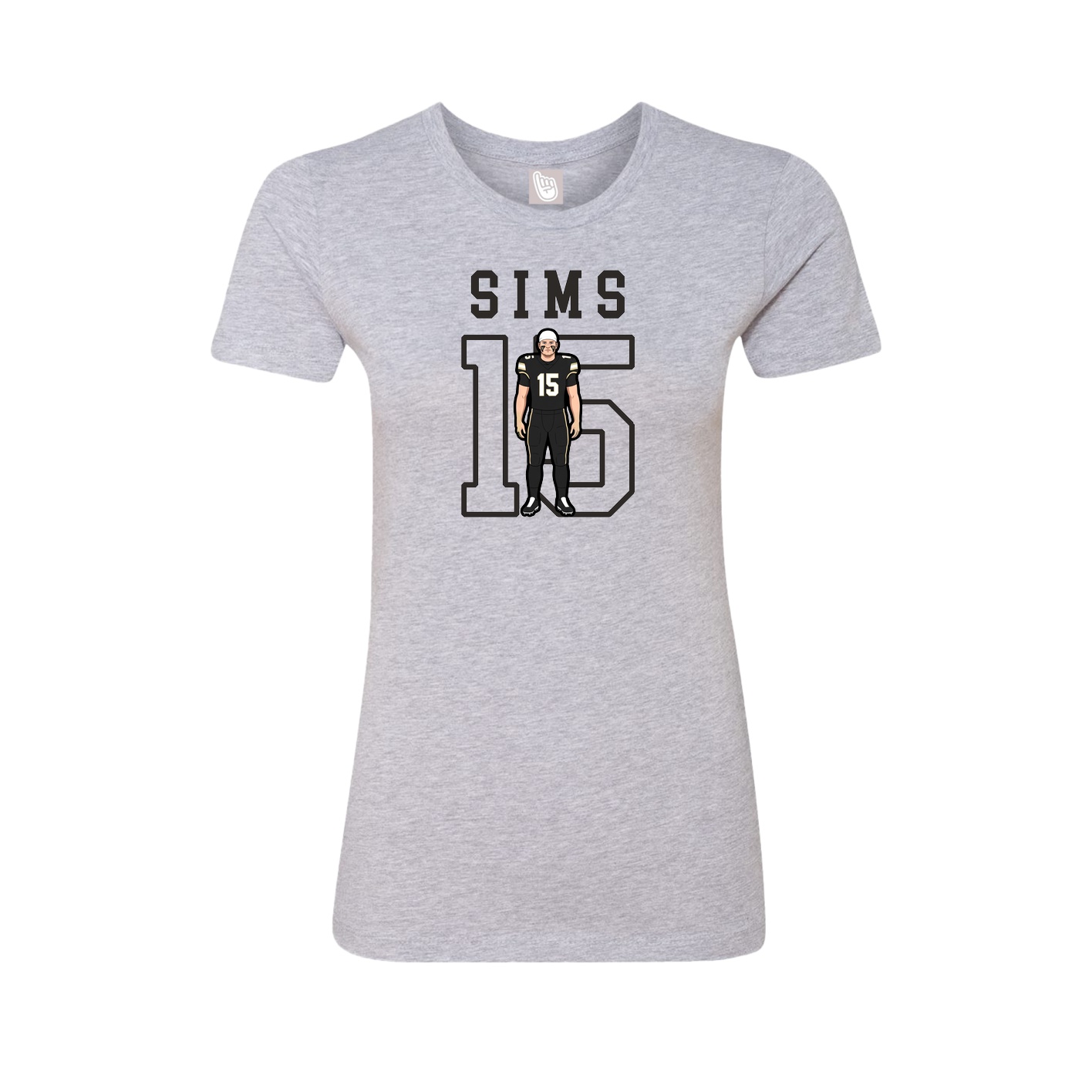 Fitted Women's Tee — Shirsey in Grey