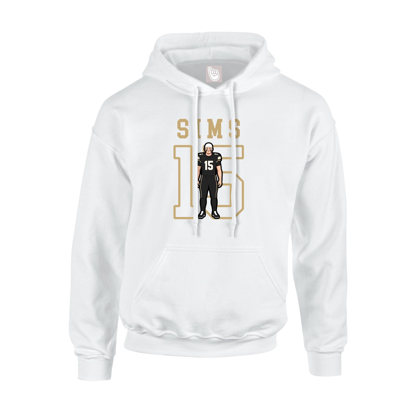 Youth Hoodie — Shirsey in White