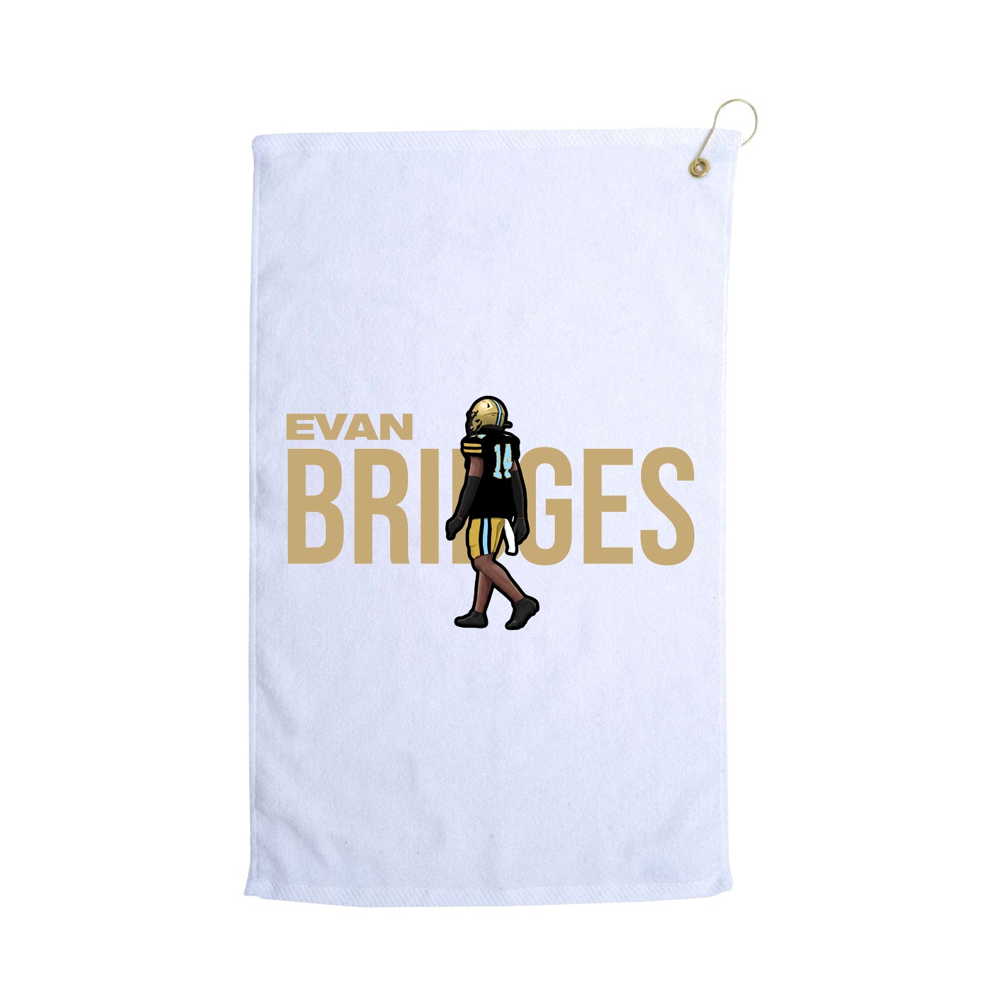 Golf Towel — Player Name in White