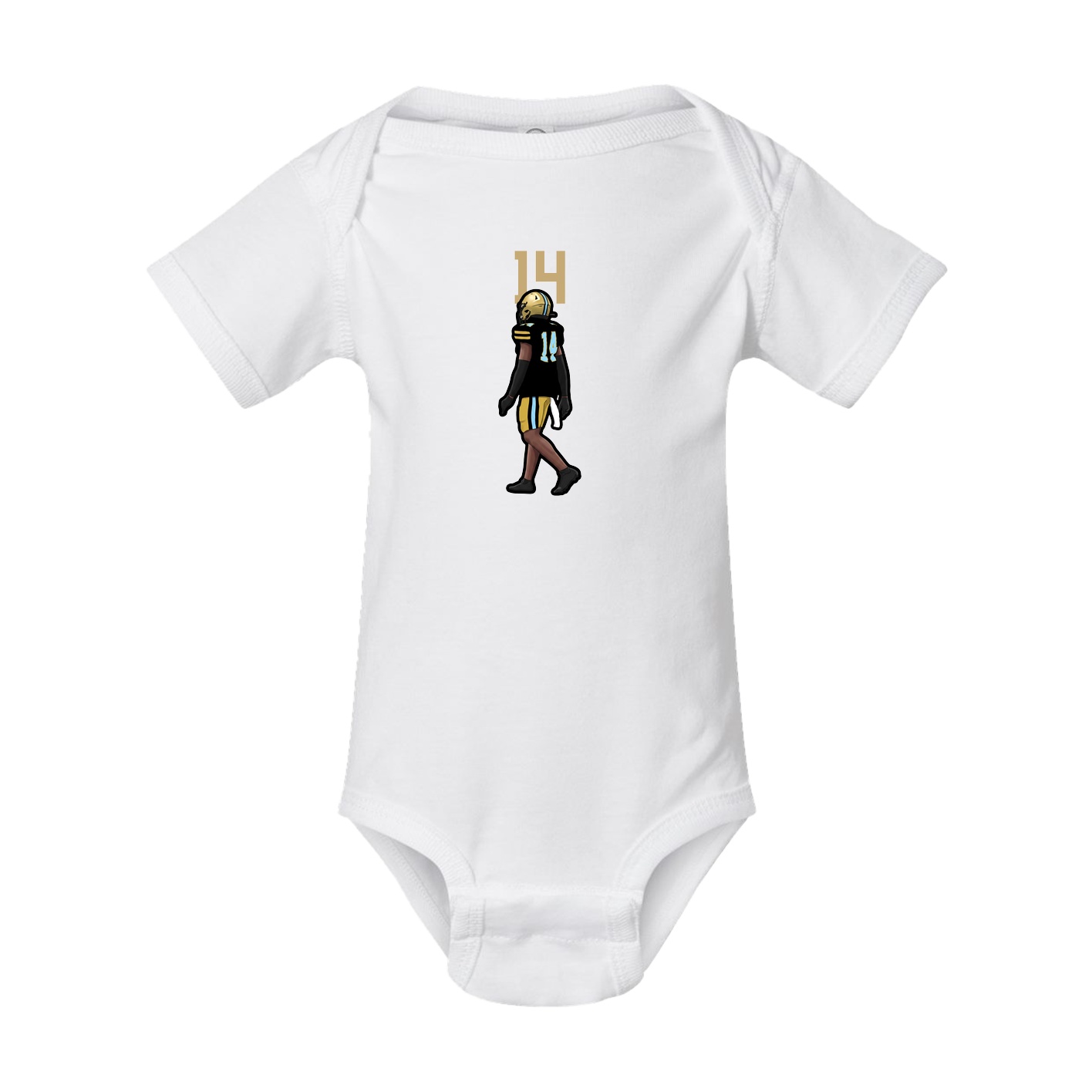Baby Onesie — Number Top in White