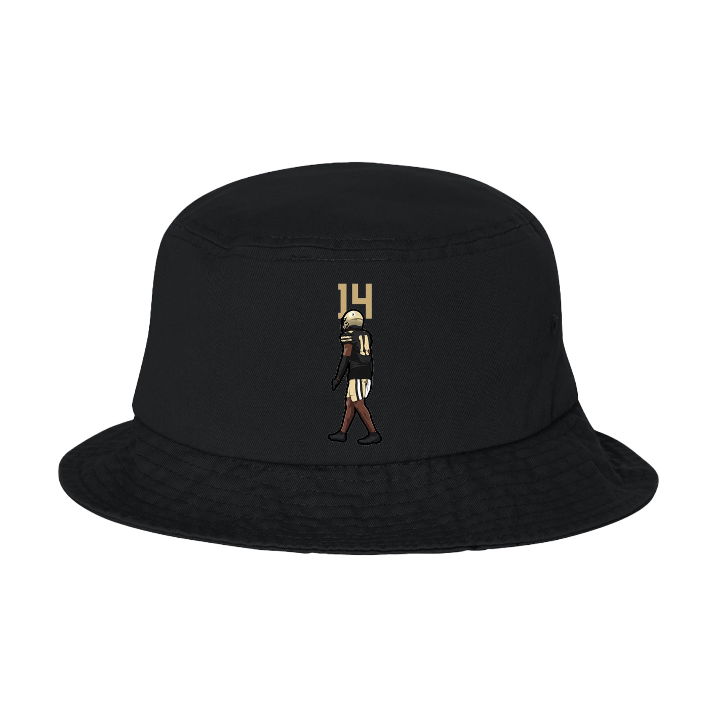 Bucket Cap — Number Top in Black