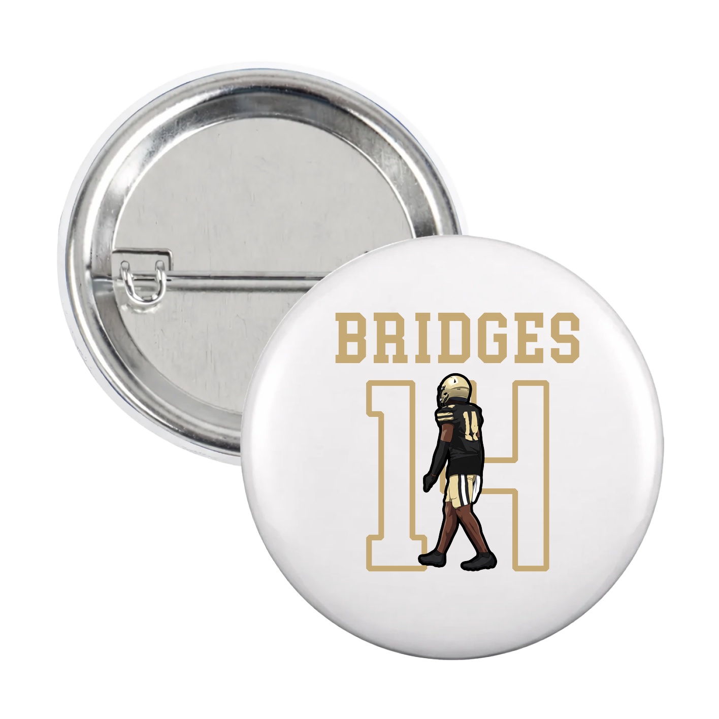 Game Day Button — Shirsey in White