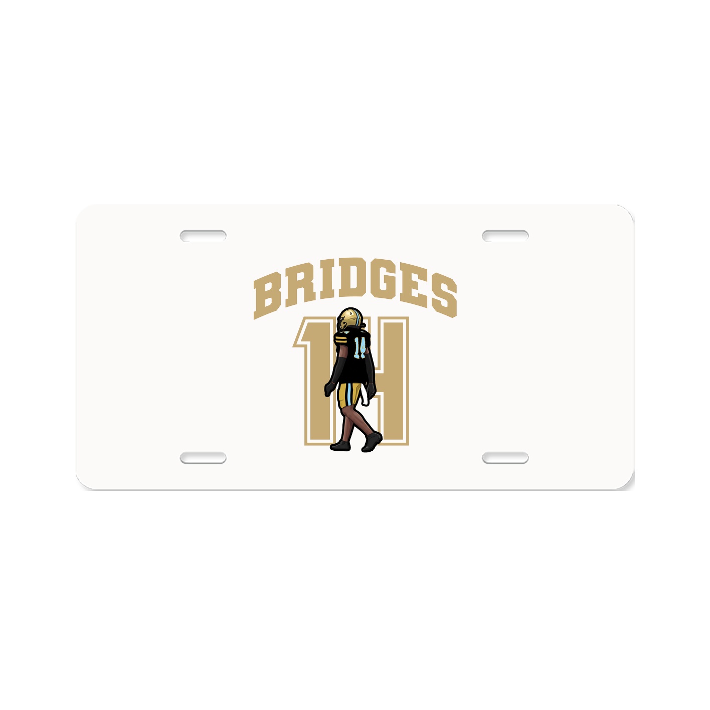 License Plate — Number in Classic