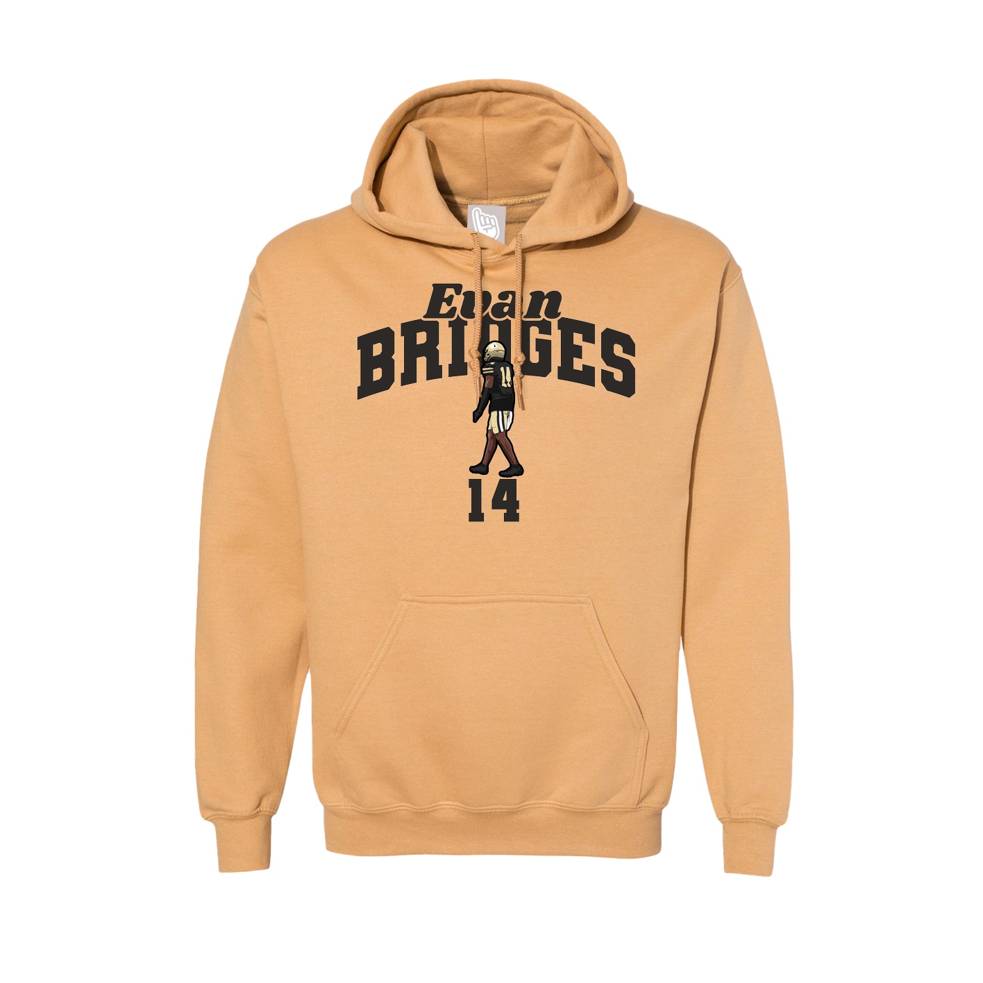 Hoodie — Signature Arch in Vegas Gold