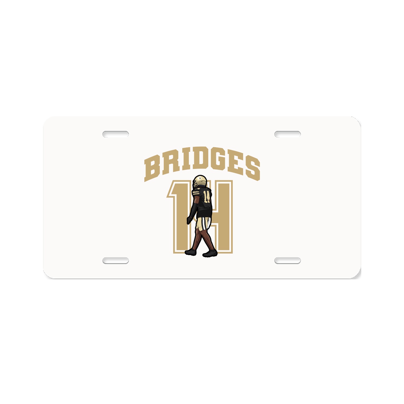 License Plate — Number in Classic
