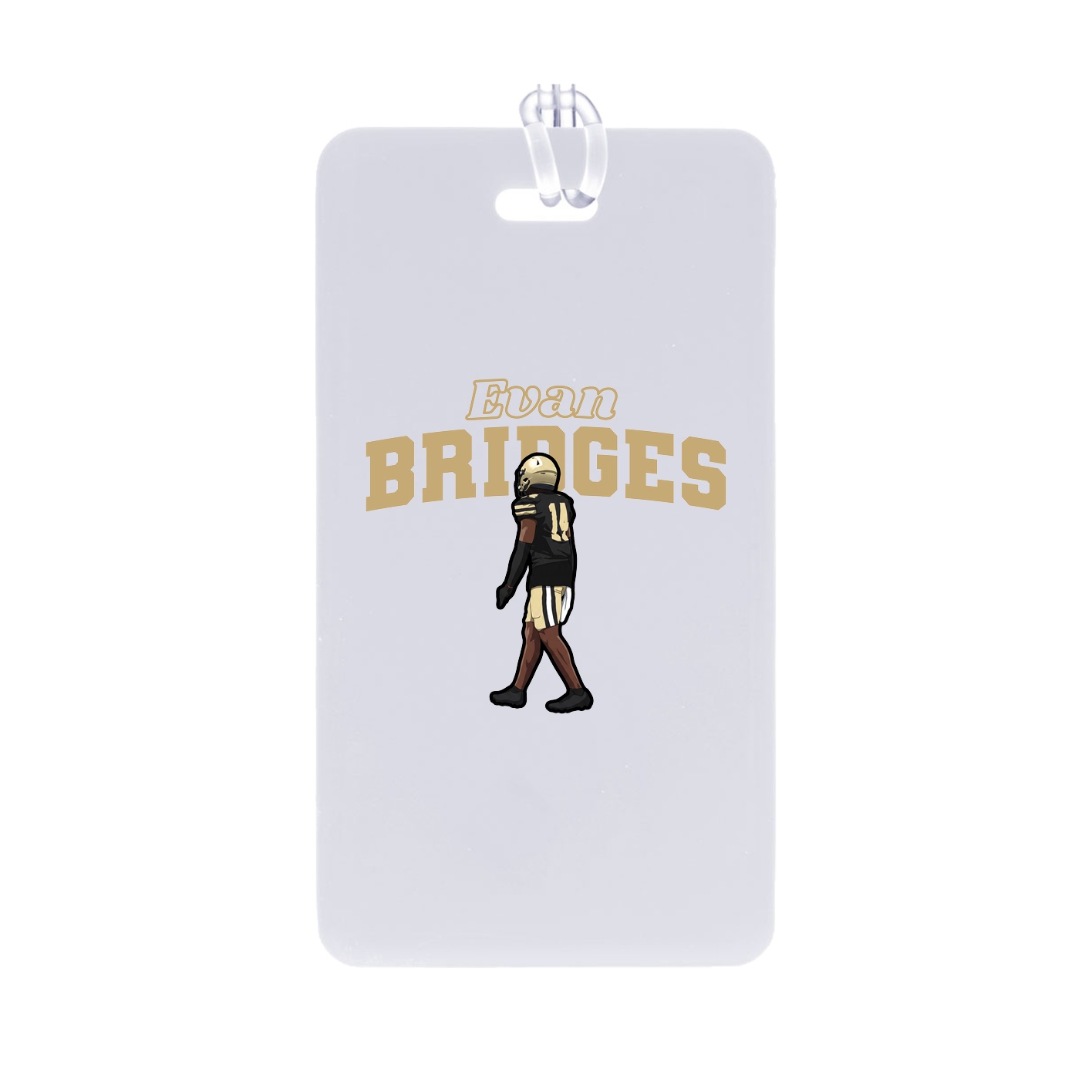 Bag Tag — Name Arch in Classic