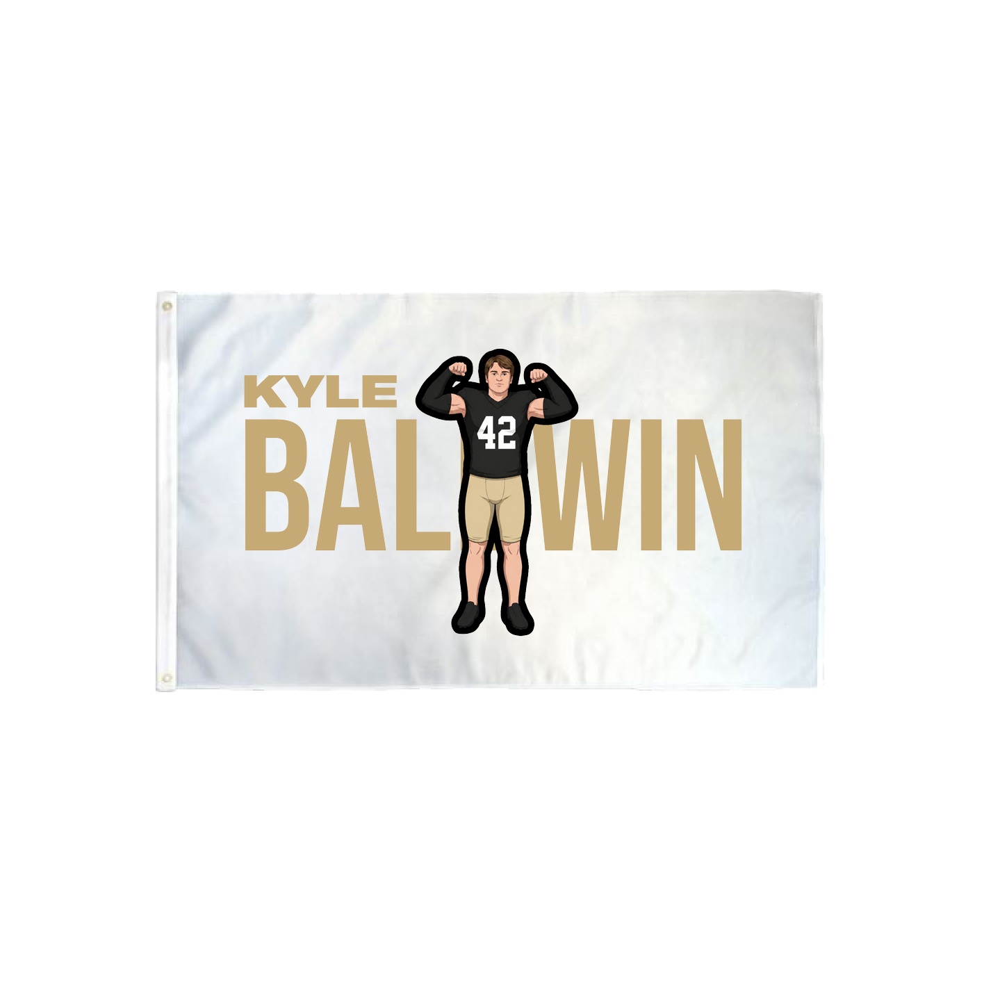 3x5 Flag — Player Name in Classic