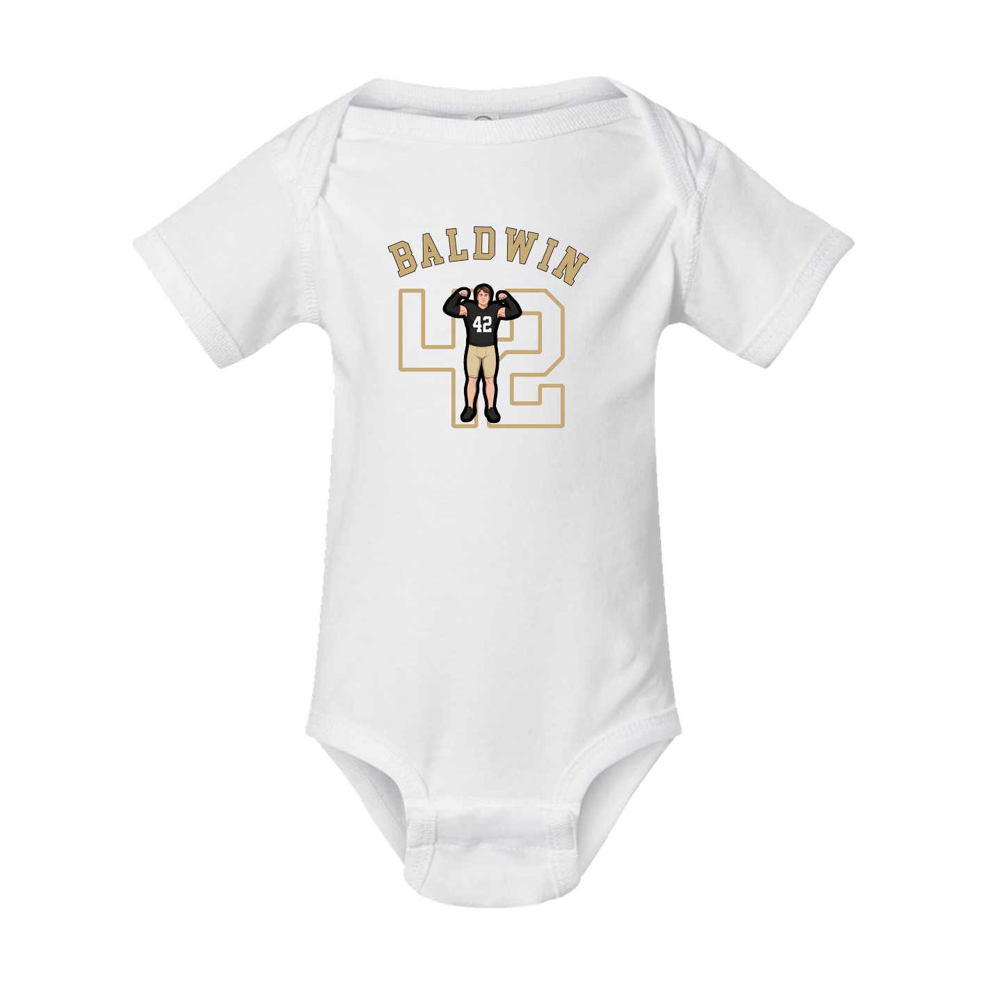 Baby Onesie — Shirsey Arch in White